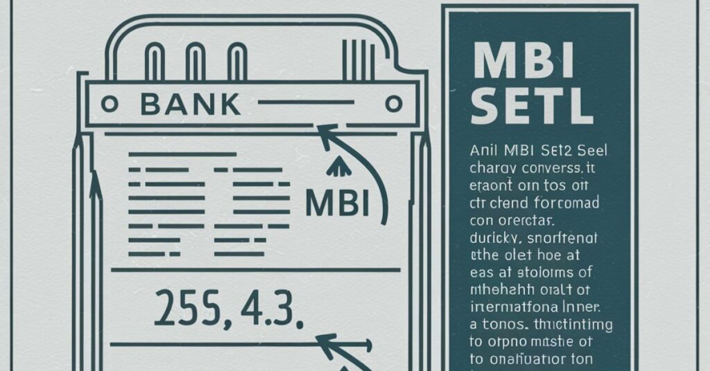 Why Is the MBI SETL Charge on Your Bank Statement?