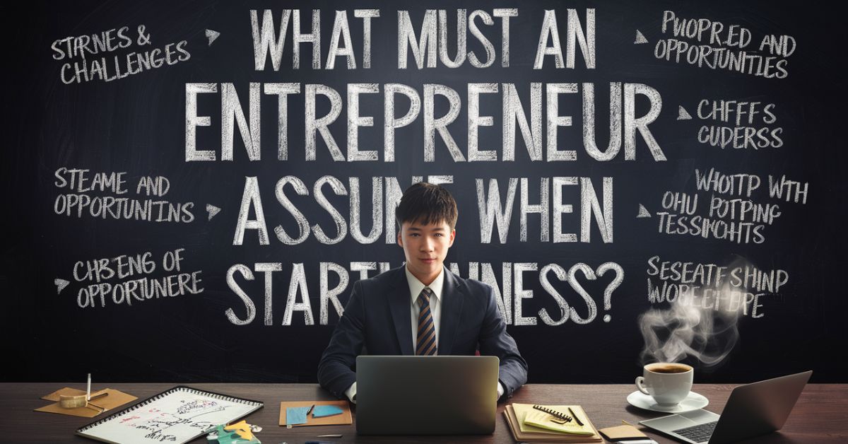 What Must an Entrepreneur Assume When Starting A Business